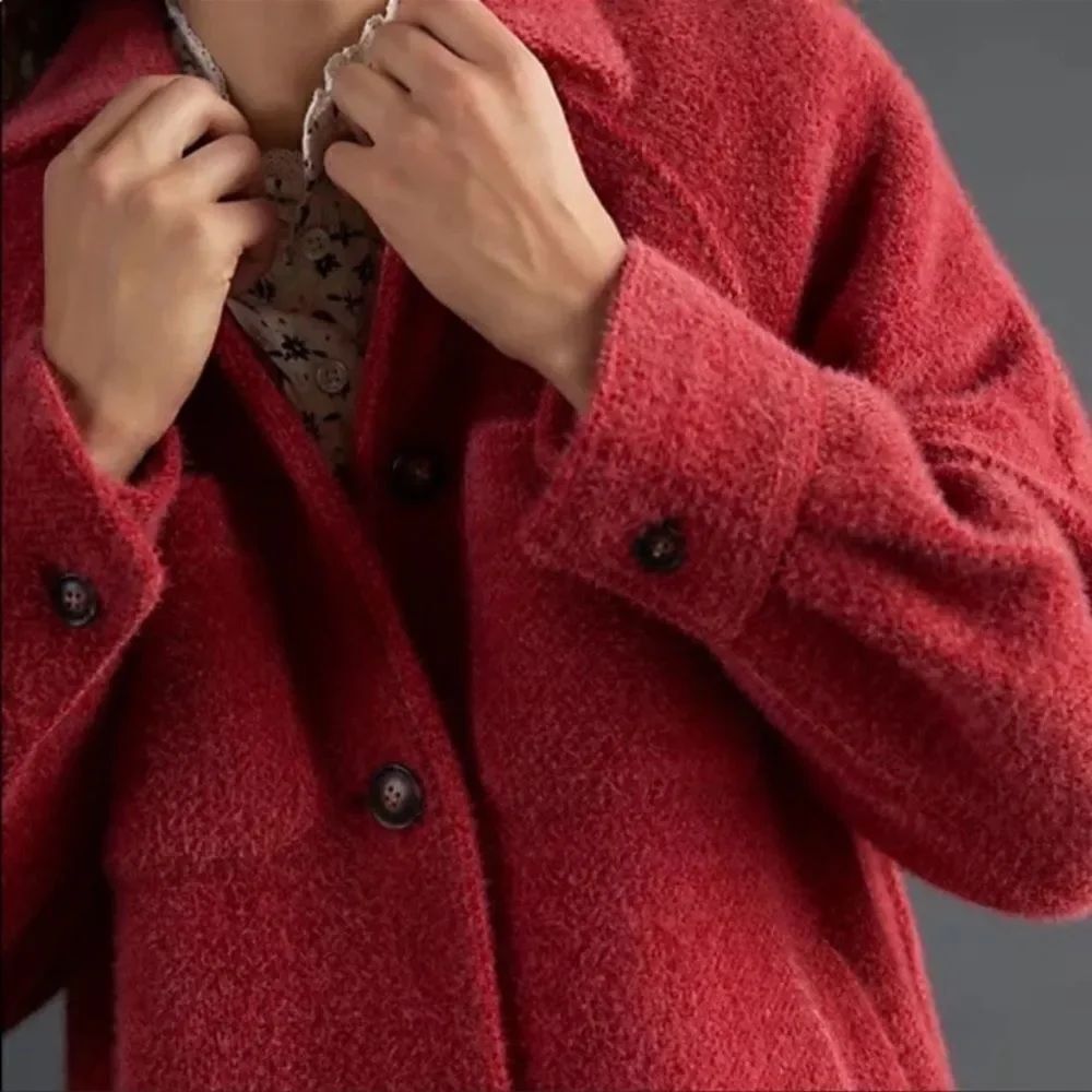 Houndstooth Shirt Jacket  - Picture 3 of 6